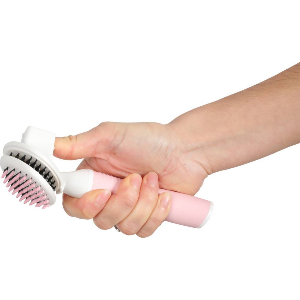 Zolux - Brosse SLICKER doux rétractable taille M pour chat - Imagen 2