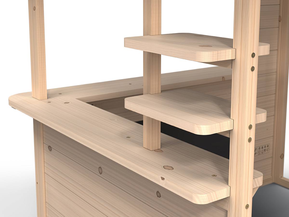 Exit Toys - Maisonnette en bois pour enfants Hika - Exit Toys - Imagen 7