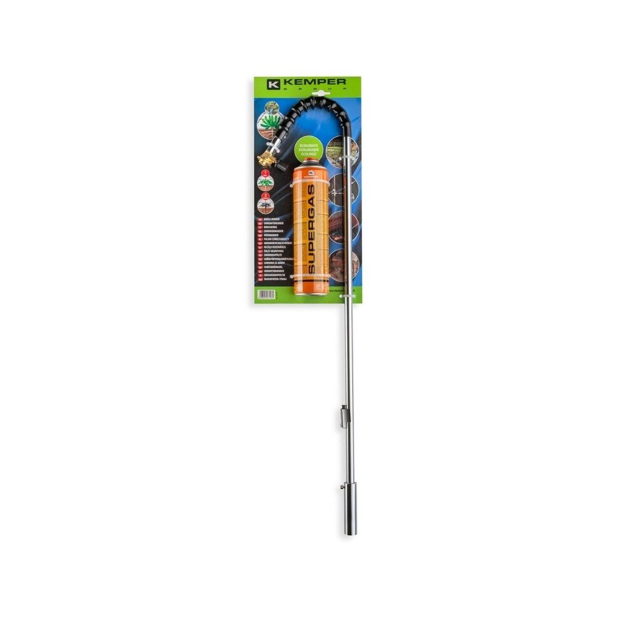 Désherbeur thermique brule herbes + 8 Cartouches de gaz 330g Chalumeau à gaz polyvalent Mauvaises Herbes, Allume Barbecue KEMPER - Image 10
