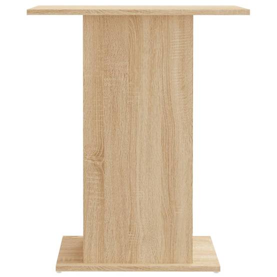 Meuble Aquarium Compact Bois avec Étagère Ouverte pour Bureau Chêne Sonoma - ComfortXL Outdoor Living - Image 4