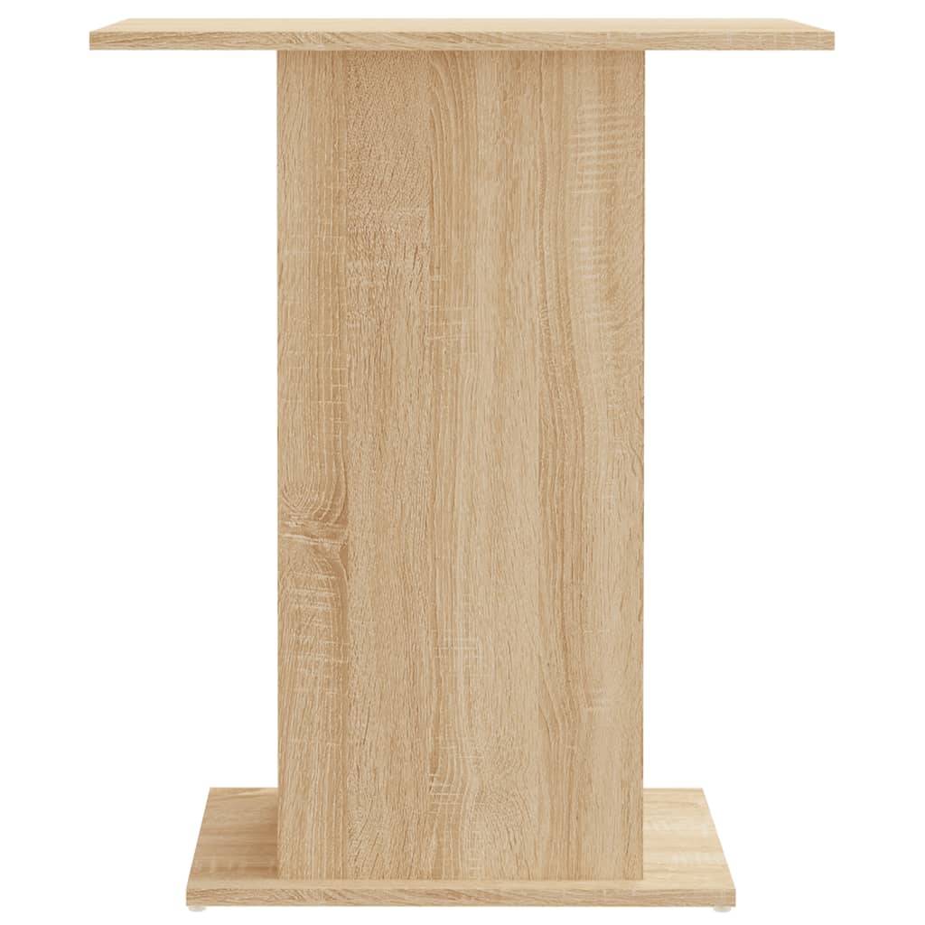 Meuble Aquarium Compact Bois avec Étagère Ouverte pour Bureau Chêne Sonoma - ComfortXL Outdoor Living - Image 4