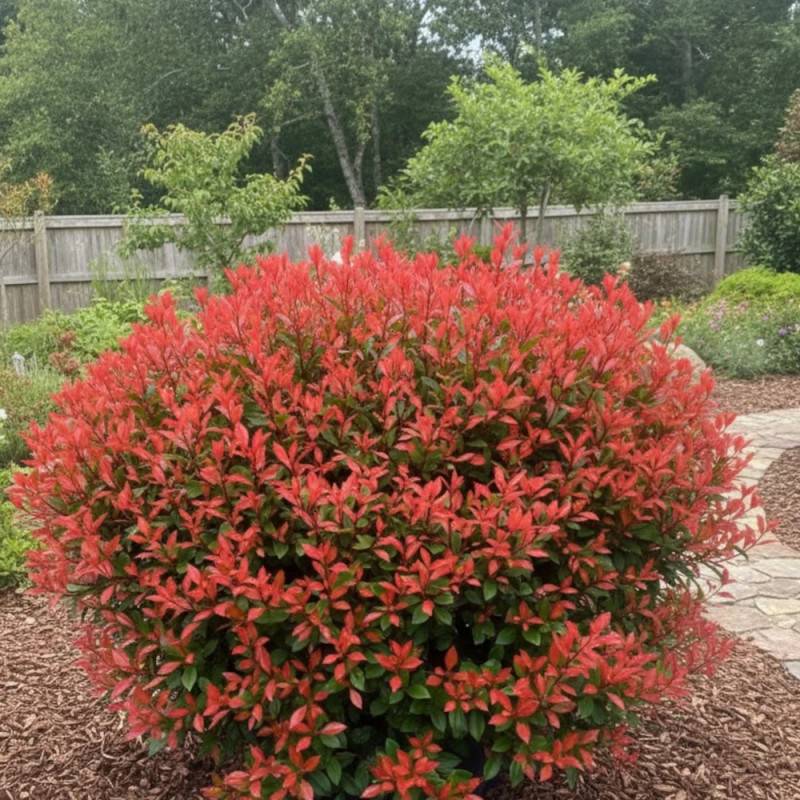 Photinia nain  fleurs Blanche - feuillage Persistant - Pot de 7,5L -  80/100 cm- hauteur  maturit De 1,00 m  1,50 m - Jardiland