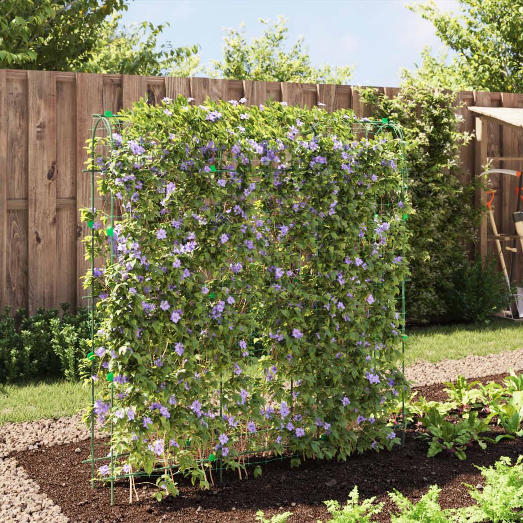 Treillis de jardin acier vert 181 x 31 x 182.5 cm - PANGIVO - Image 3
