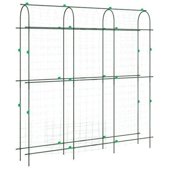 Treillis de jardin acier vert 181 x 31 x 182.5 cm - PANGIVO - Image 2