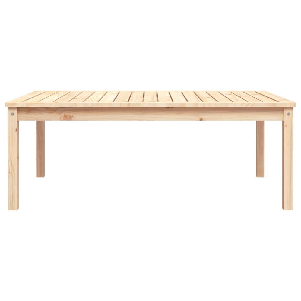 Table de jardin bois massif pin 121 x 82,5 x 45 cm - PANGIVO - Image 5
