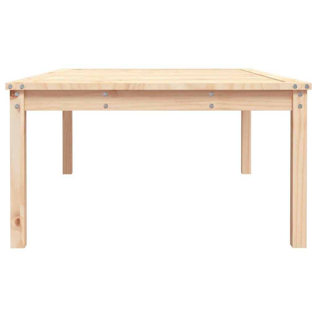 Table de jardin bois massif pin 121 x 82,5 x 45 cm - PANGIVO - Image 6