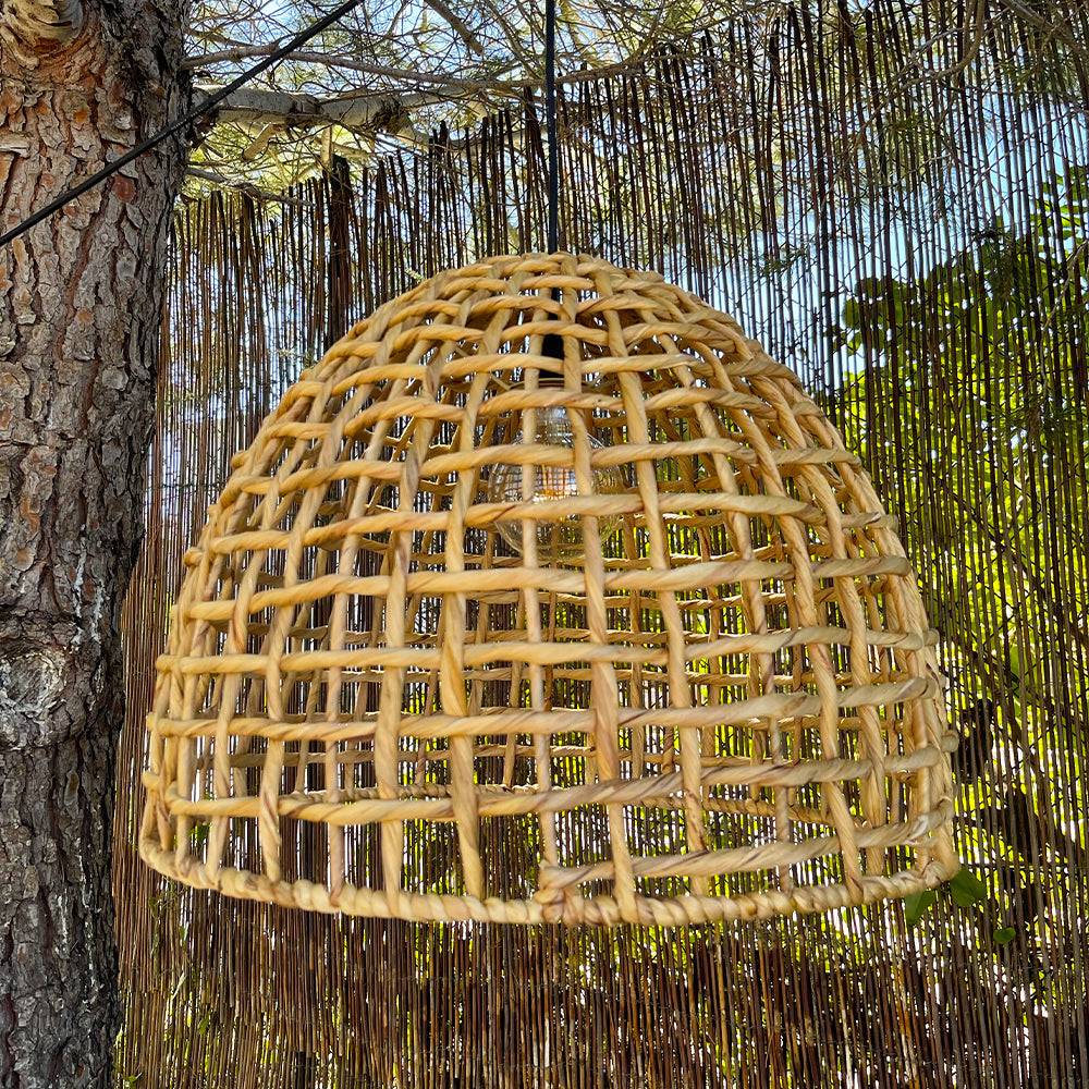 Lumisky - Suspension Extérieure Jacinthe d'Eau Beige D50cm Câble 5m - Imagen 5