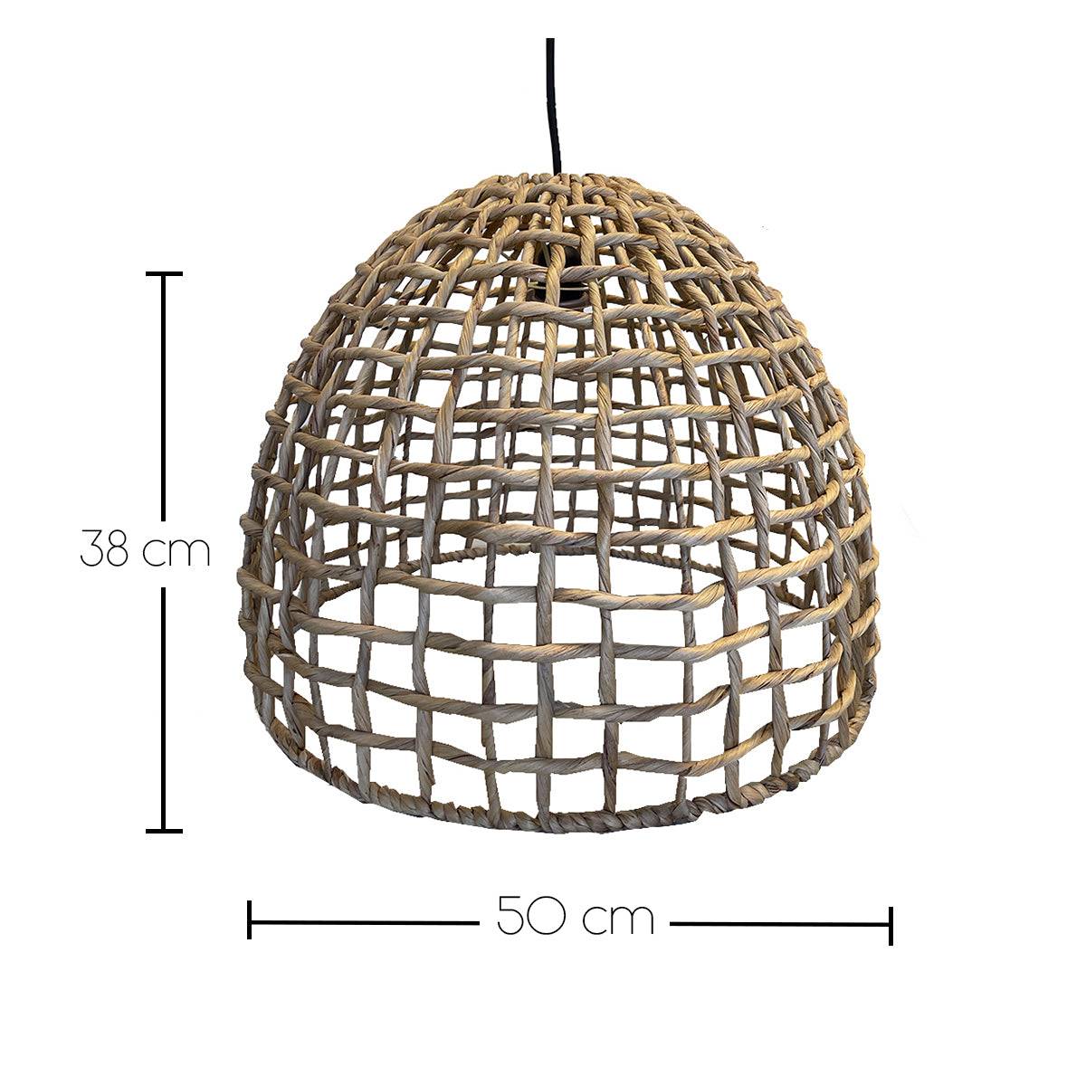 Lumisky - Suspension Extérieure Jacinthe d'Eau Beige D50cm Câble 5m - Imagen 6