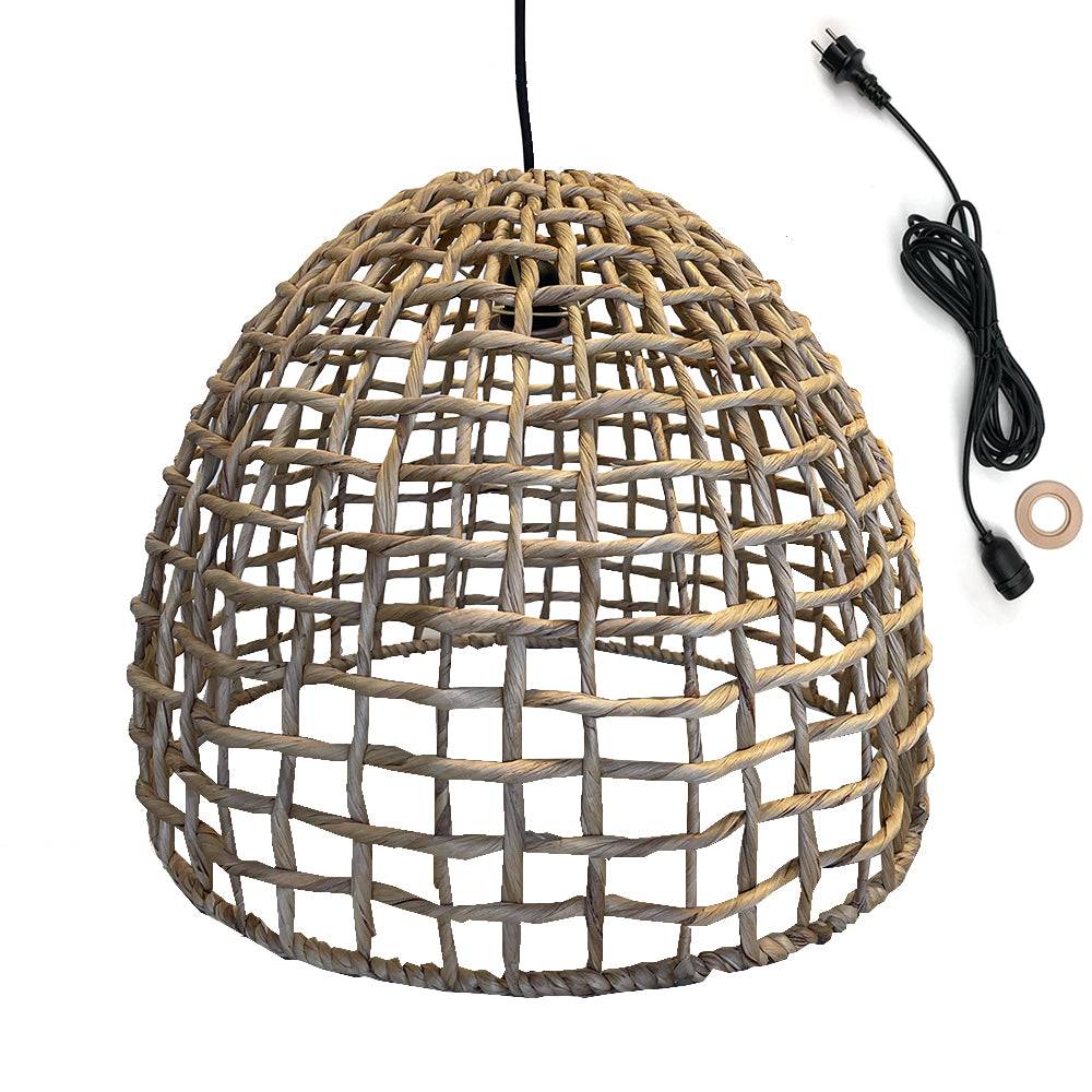 Lumisky - Suspension Extérieure Jacinthe d'Eau Beige D50cm Câble 5m - Imagen 1