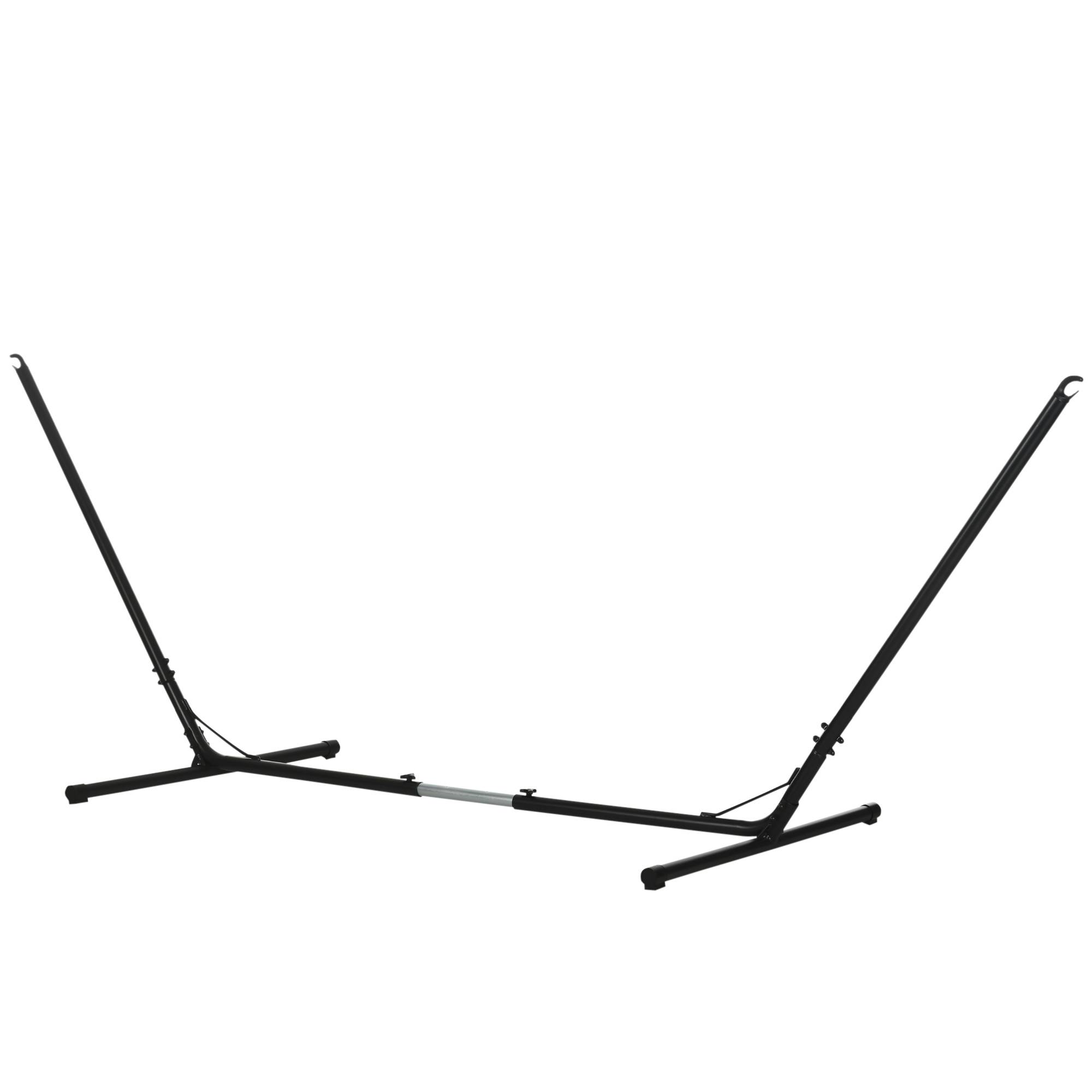 Support pour hamac métal extérieur longueur réglable charge 120 kg 388x109x116 cm - ComfortXL Outdoor Living - Image 2