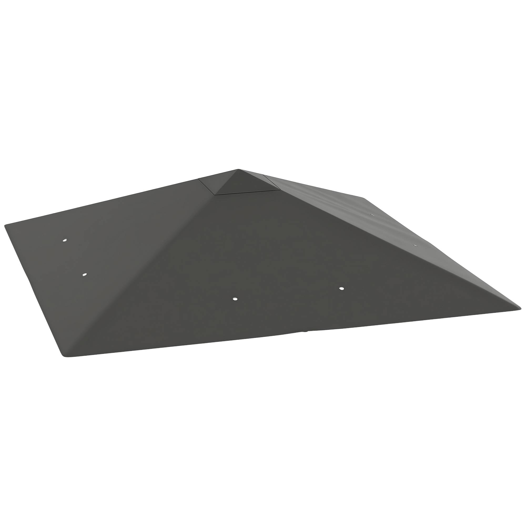 Toit de rechange pour tonnelle polyester gris 298 x 298 x 1 cm — free download