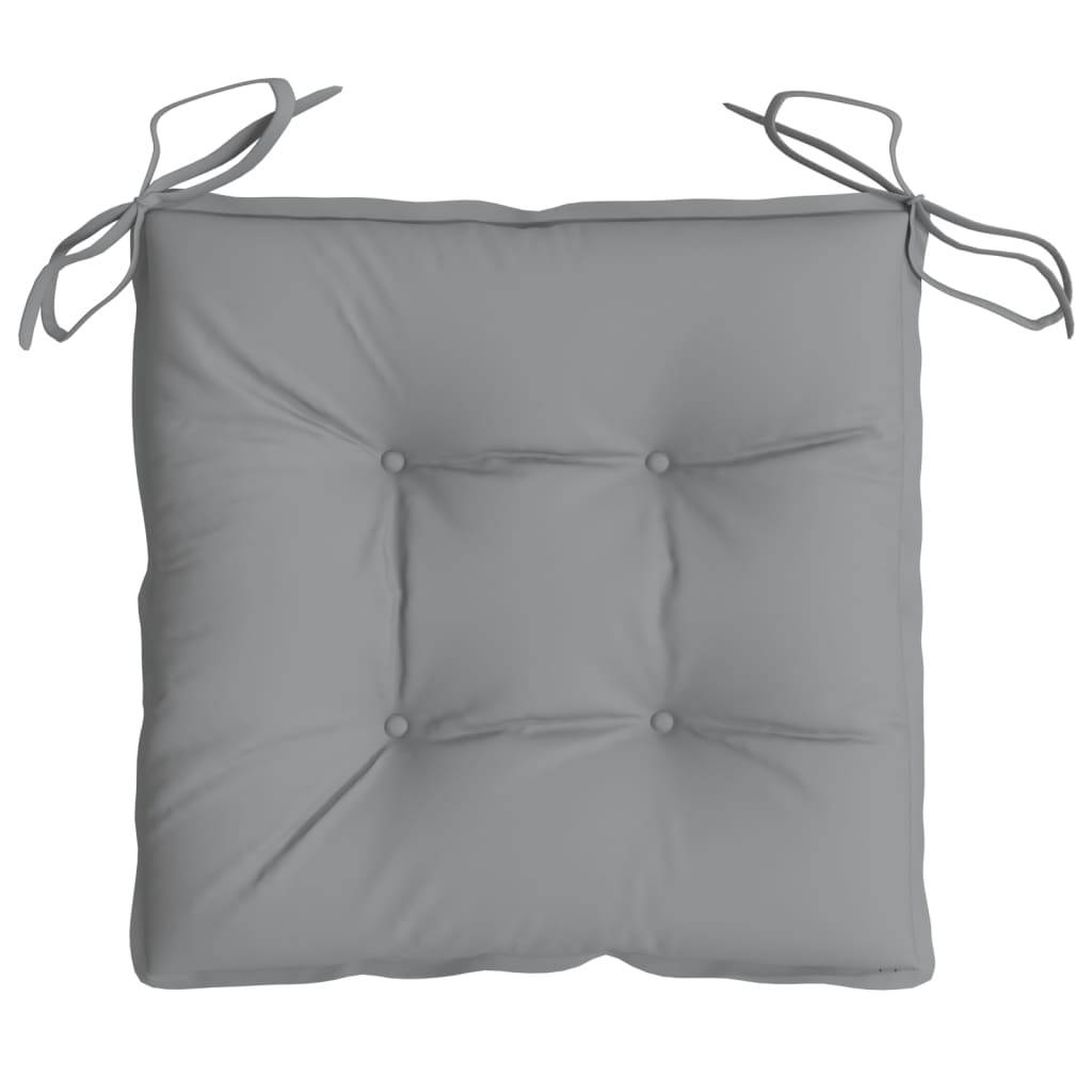 PANGIVO - Lot de 2 coussins de chaise tissu oxford gris 50 x 50 x 7 cm, poids:1.2kg - PANGIVO - Image 6