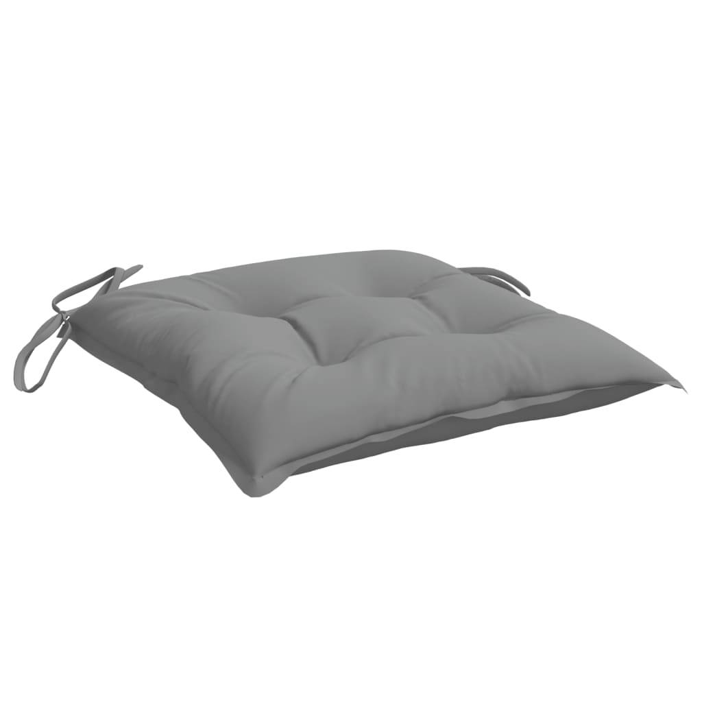 PANGIVO - Lot de 2 coussins de chaise tissu oxford gris 50 x 50 x 7 cm, poids:1.2kg - PANGIVO - Image 5