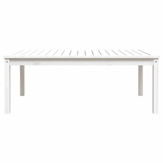Table de jardin bois massif pin blanc 121 x 82,5 x 45 cm - PANGIVO - Image 5