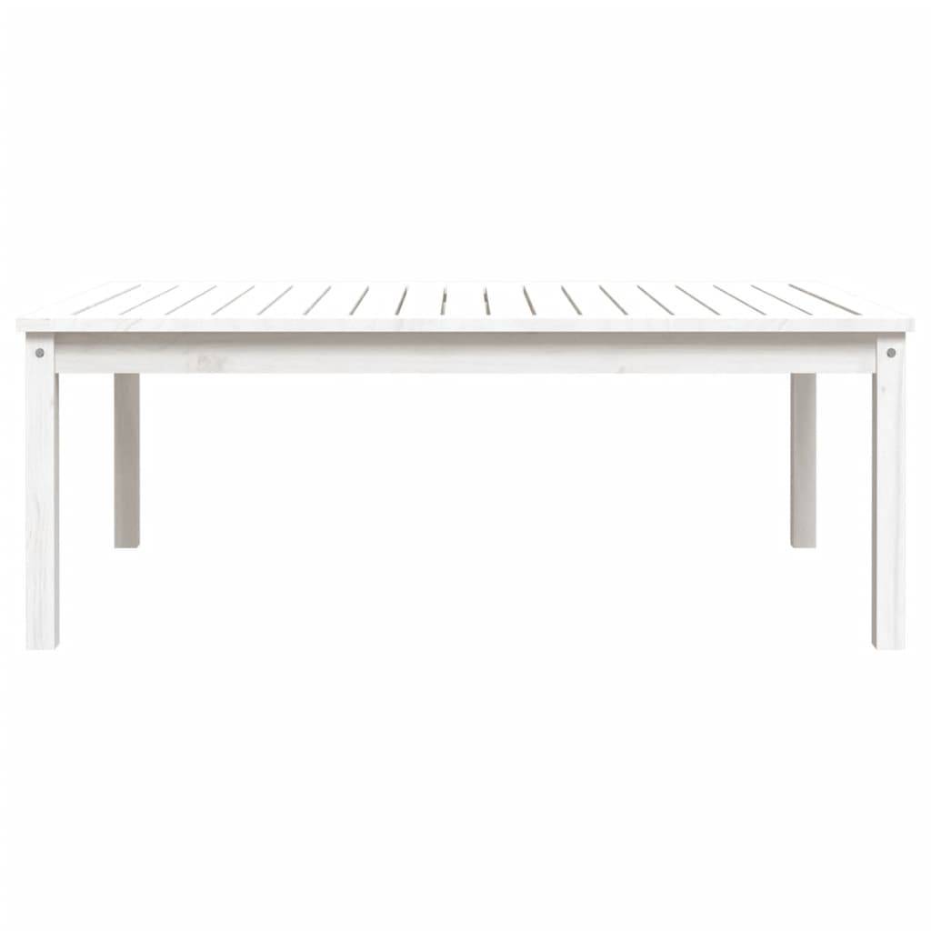 Table de jardin bois massif pin blanc 121 x 82,5 x 45 cm - PANGIVO - Image 5