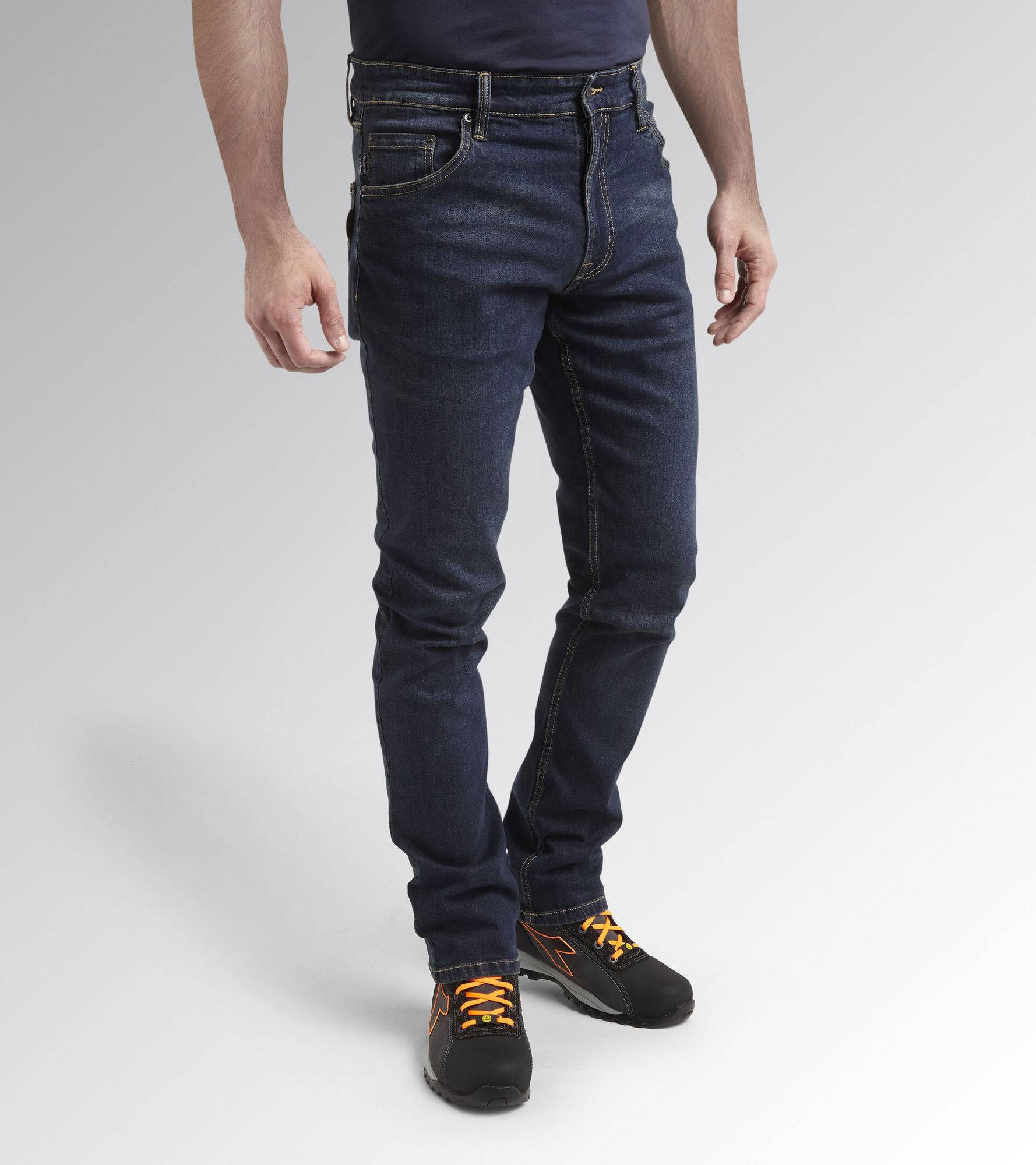 Pantalon de travail en jean STONE 5 PKT DIRTY WASHING T38/40 (US30) - DIADORA SPA - 702.170750