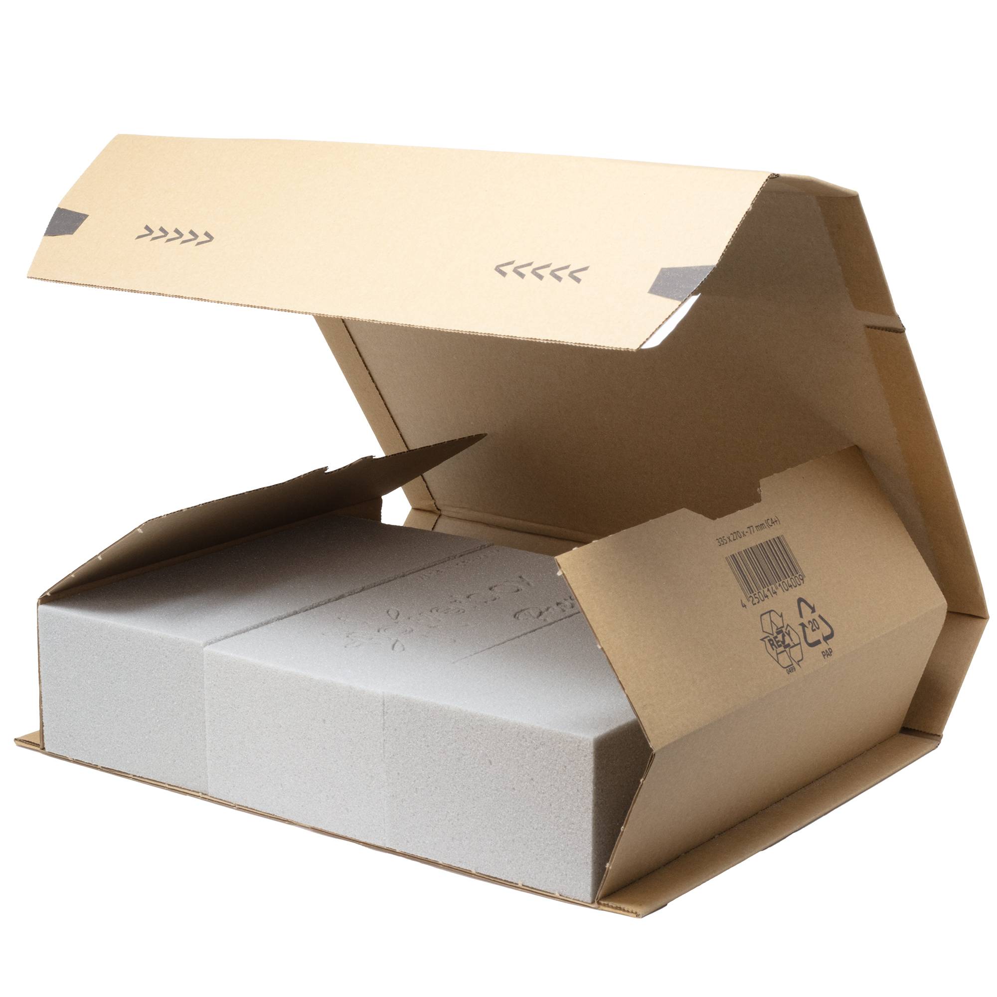 Flowerbox - 3x OASIS® SEC mousse de piquage pour arrangements de fleurs séchées - 23 x 11 x 7,5 cm - pour mariage, anniversaire, église, en forme de brique - Image 2