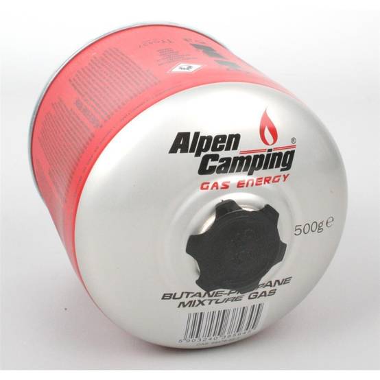 Pack de 3 Cartouches de gaz 500gr Butane/Propane MIX Gaz camping Appareils à gaz ALPENTECH - Imagen 6