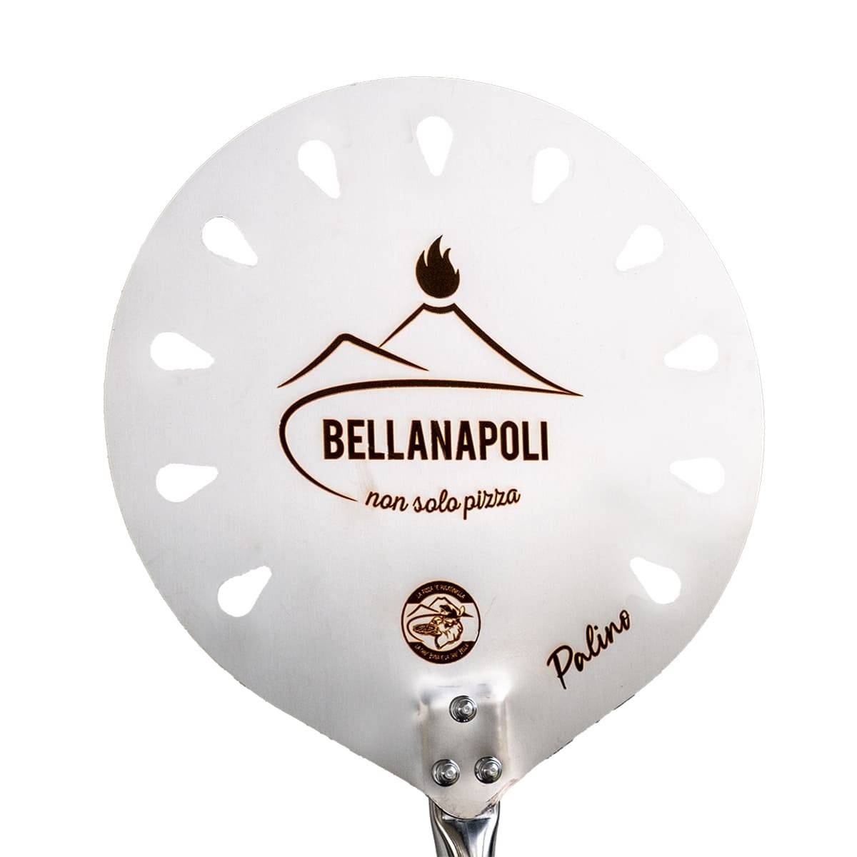 Pelle à pizza Ronde Inox Ø22cm Pelle à pain Manche 1.50m Qualité BellaNapoli - Imagen 3