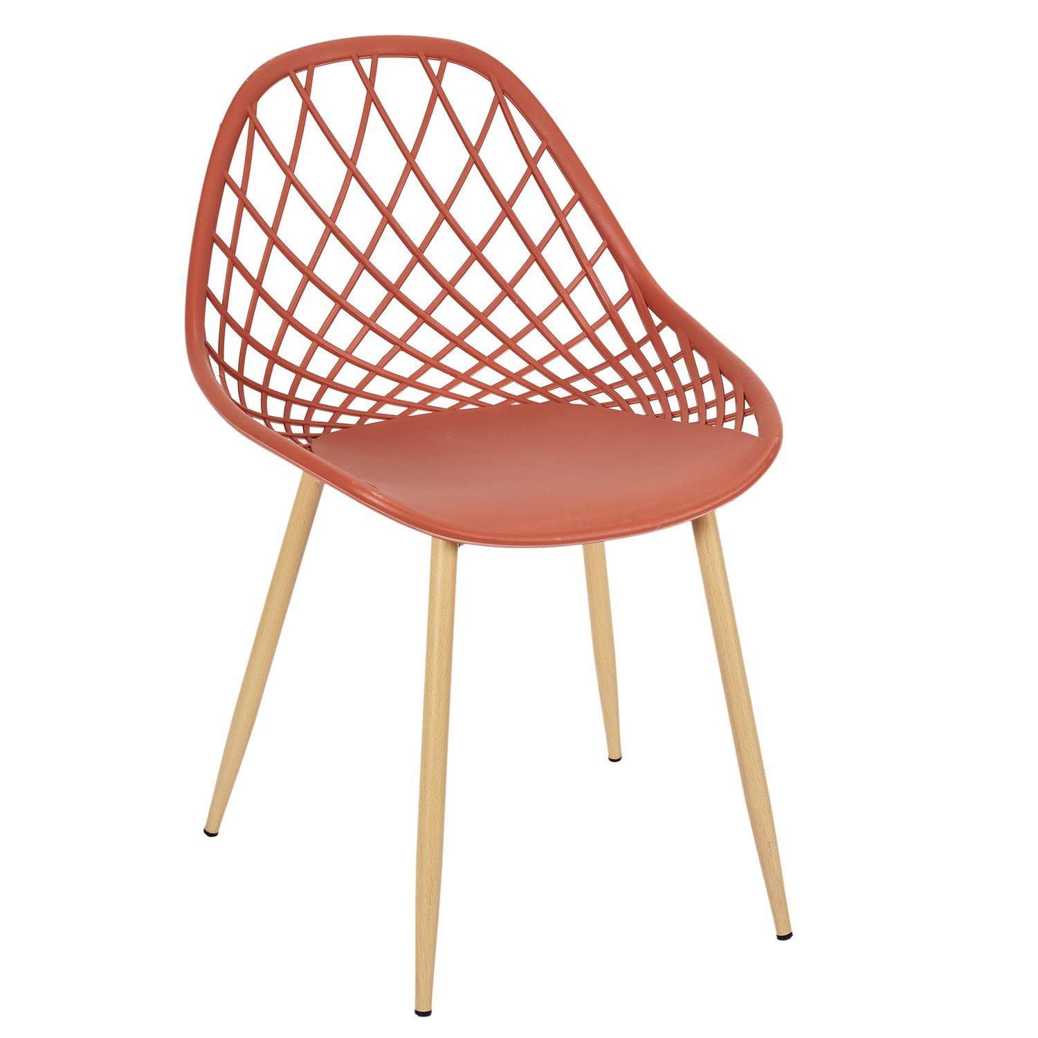 Sans Marque - Lot de 4 chaises d'extérieur Malaga en polypropylène - Toilinux - Imagen 5