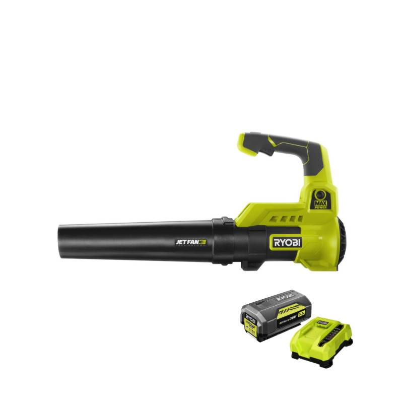 Ryobi - Pack RYOBI Souffleur 36V Max Power RY36BLA-140 - 2 Batteries 4.0Ah - 1 Chargeur rapide - Image 2