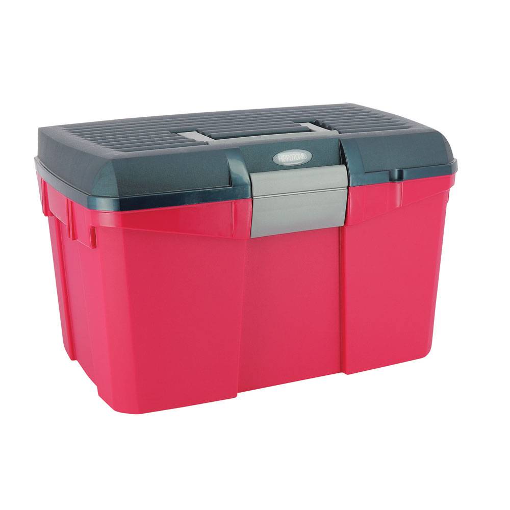 Coffre de pansage framboise/marine - Imagen 1