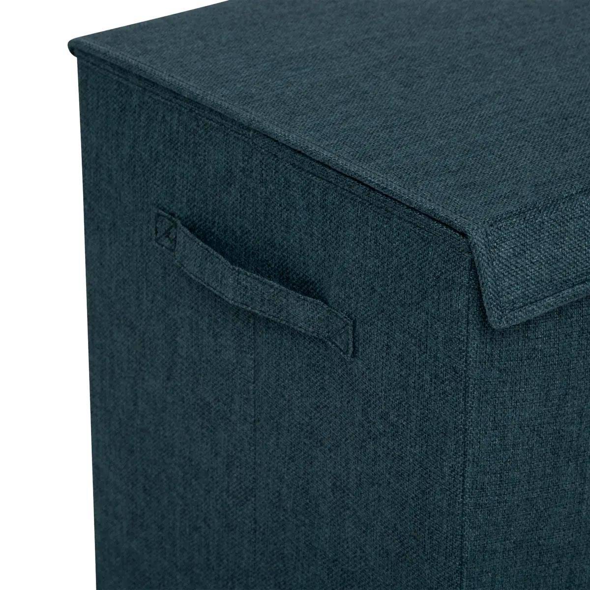 Panier à Linge Avec Séparateur "Colorama" 74L Bleu Pétrole - Image 3