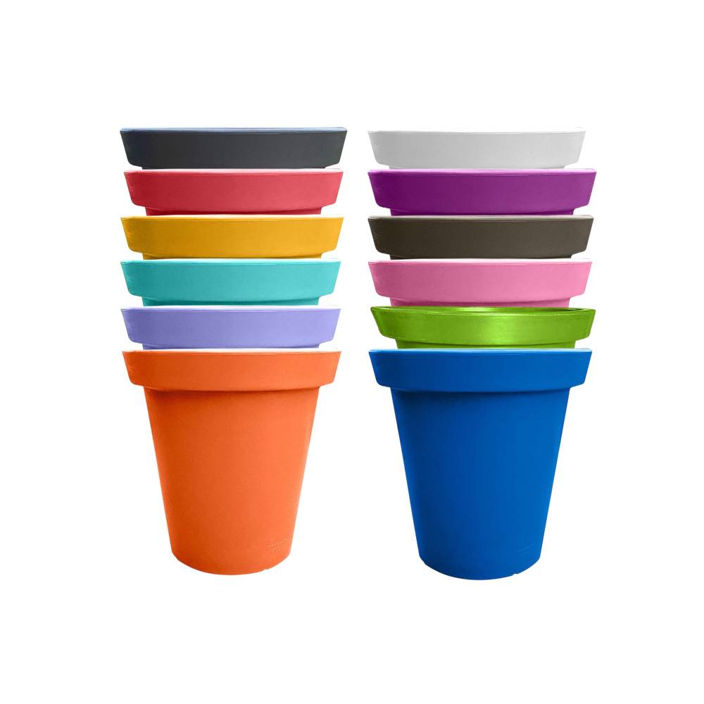 Plast'Up Rotomoulage - Pot de fleurs rond xxl delight 200l - lot de 12 - Image 1