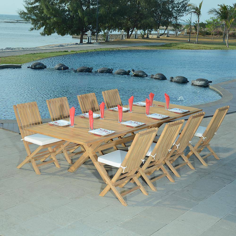 Teck'Attitude - Salon de jardin teck massif Canoas, 8 places - TECK'Attitude - Imagen 2