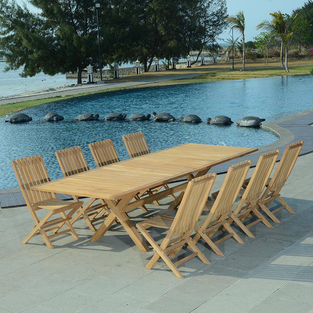 Teck'Attitude - Salon de jardin teck massif Canoas, 8 places - TECK'Attitude - Imagen 5