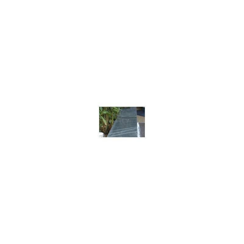 Jardinex - Couvre mur plat ardoise brossée 100 x 30 x 3 cm - Gris  (Lot de 5) - Jardinex - Imagen 3