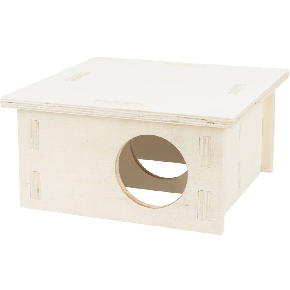 Trixie - Maison emboitable 2 chambres 25 x 12 x 25 cm pour grand hamster et dègues - Imagen 2