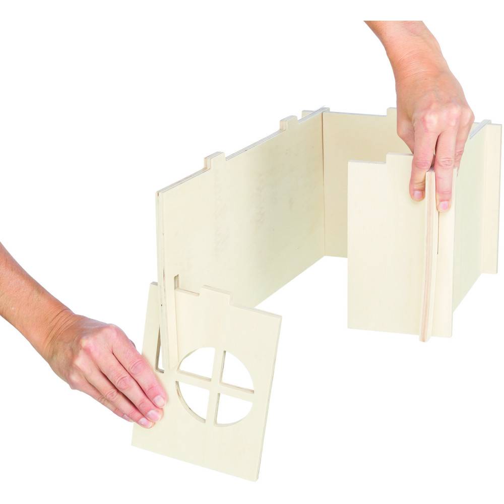 Trixie - Maison emboitable Holm 33 x 50 x H 23 cm pour lapins - Imagen 7