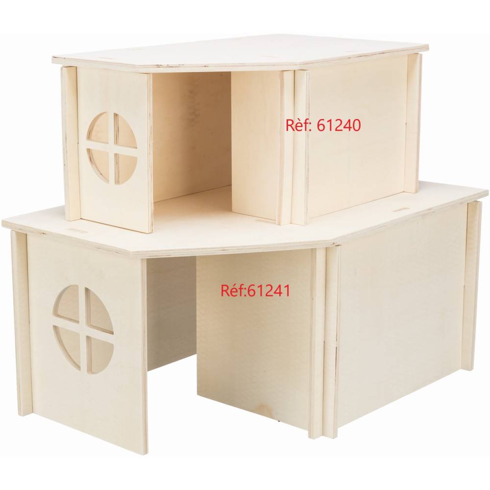 Trixie - Maison emboitable Holm 33 x 50 x H 23 cm pour lapins - Imagen 9