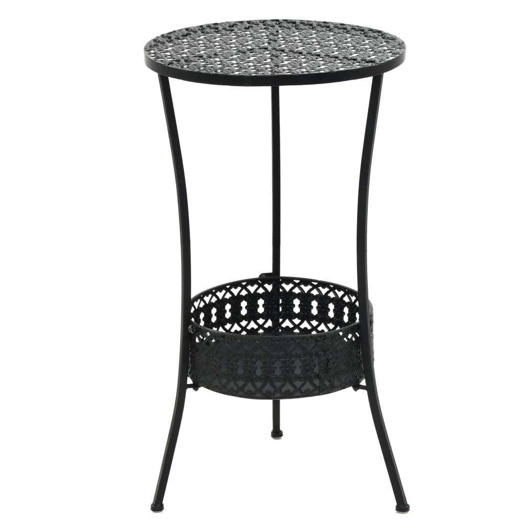 Vidaxl - Table de bistro Noir 40x70 cm Métal vidaXL 245939 - Imagen 1