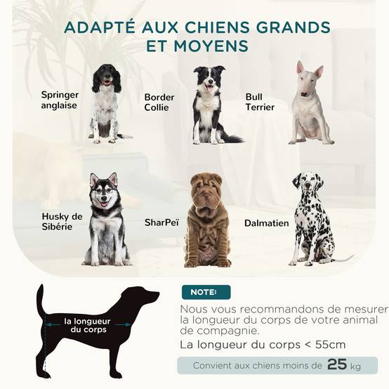 ComfortXL - Grand canapé chenille pour chien et chat repos optimal 100x62x32cm bleu canard - ComfortXL Outdoor Living - Image 6