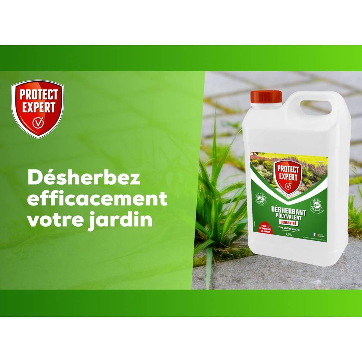 0 - PROTECT EXPERT PROHERBIO25N Désherbant Polyvalent concentre 2,5 L - Image 5