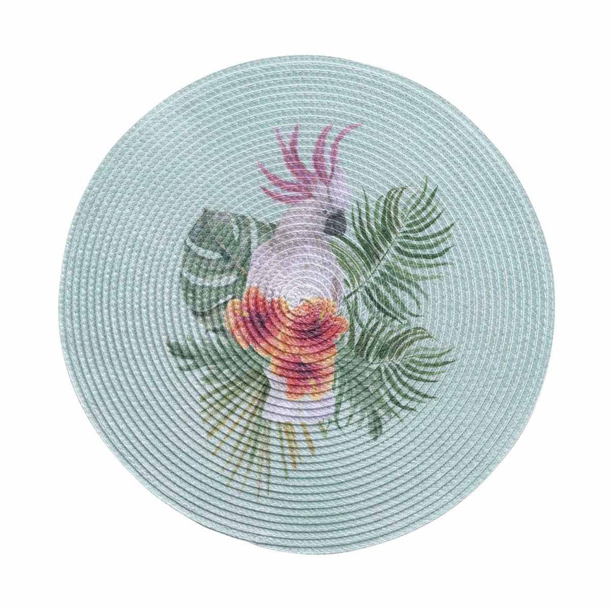 Paris Prix - Set de Table Imprimé "Alba" 35cm Vert - Image 1