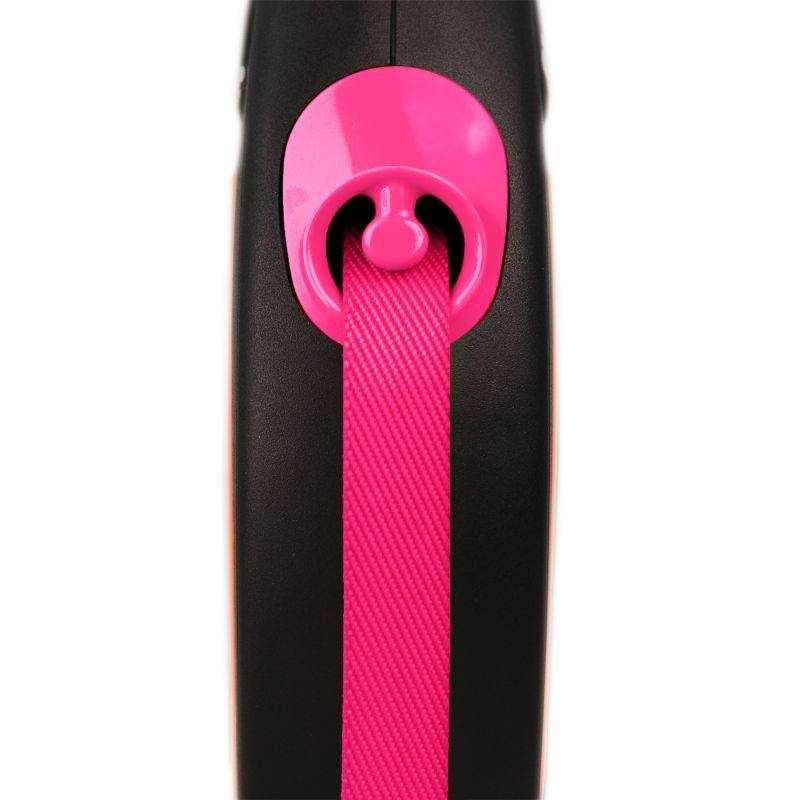 Flexi - Laisse New Neon M Tape 5 m black/ neon pink CL21T5-251-S-NEOP Flexi - Image 2
