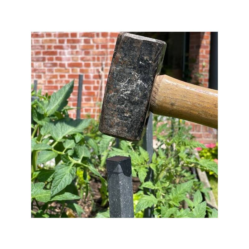 Jardinex - Tuteur Jardin (lot de 10) - Gris anthracite 100 cm - Jardinex - Imagen 8