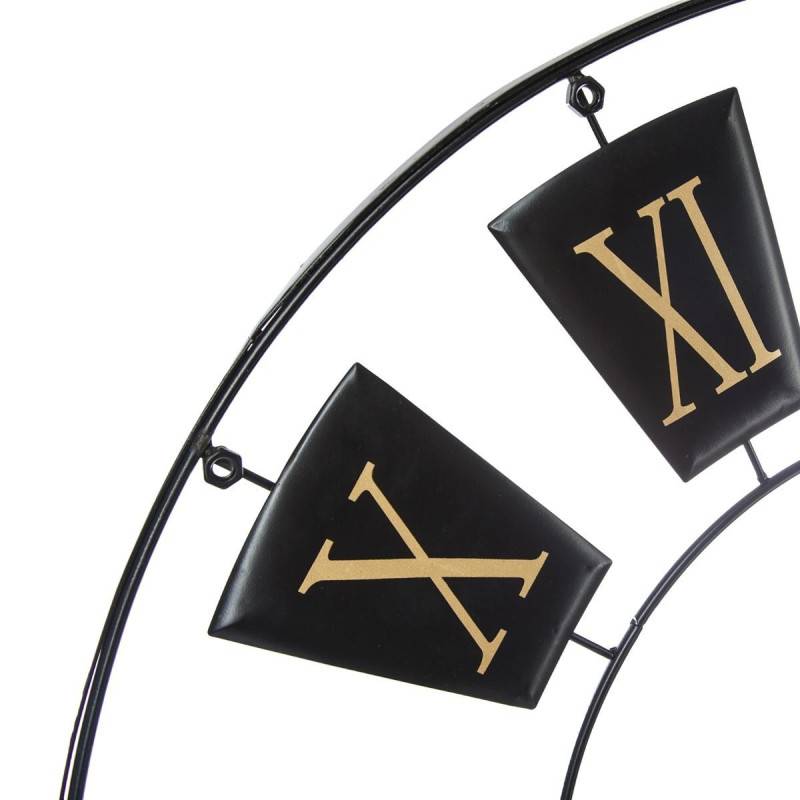 Horloge métal D76 noir Atmosphera - Image 2