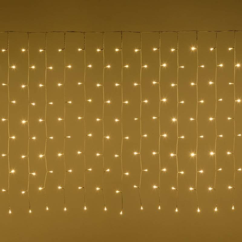Lotti - Rideau lumineux grande largeur 10M 1000 LED blanc chaud 8 modes 31V Lotti - Imagen 1