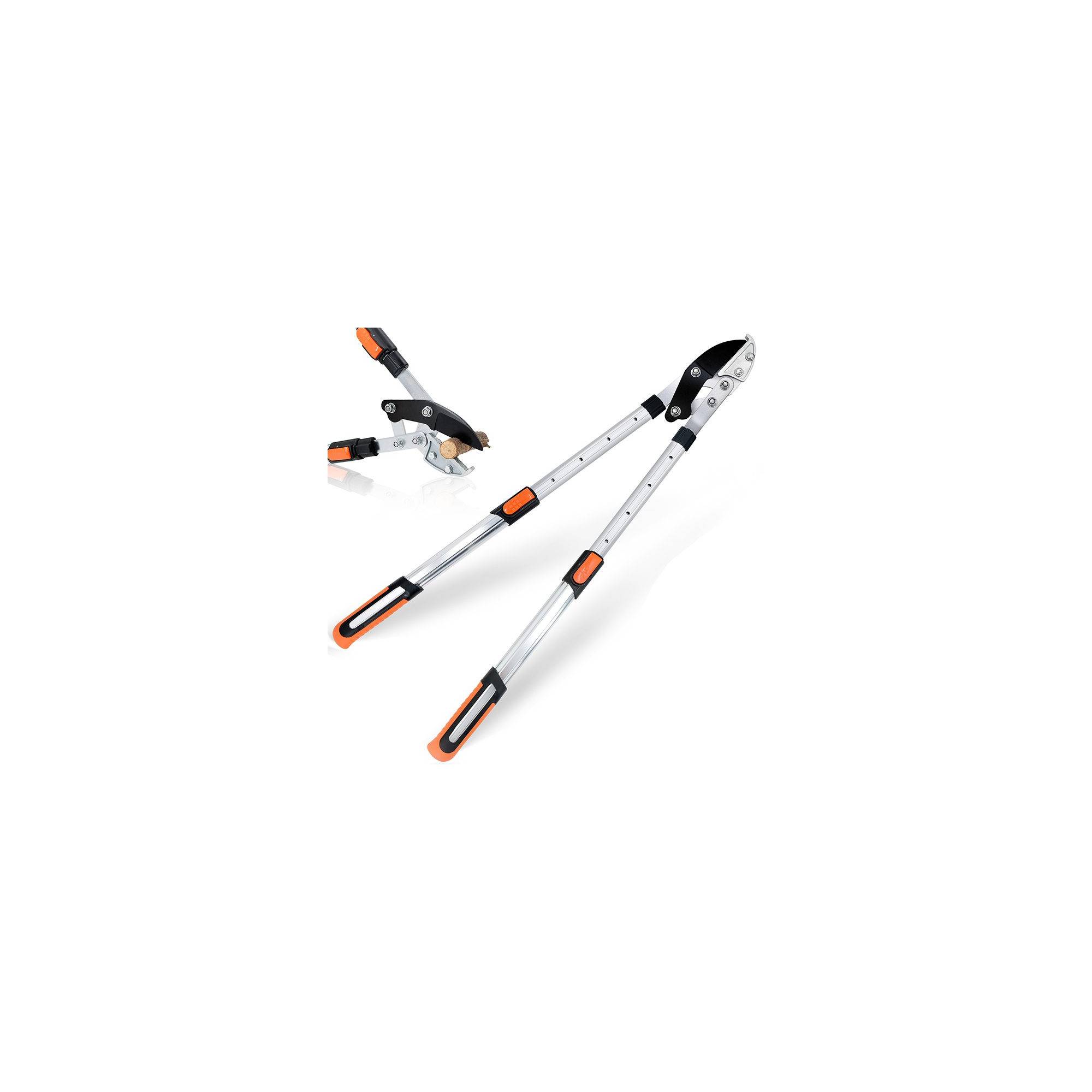 Coupe branche lame enclume - Suan - Manche télescopique - Dimensions : 87 x 34 cm - Imagen 1