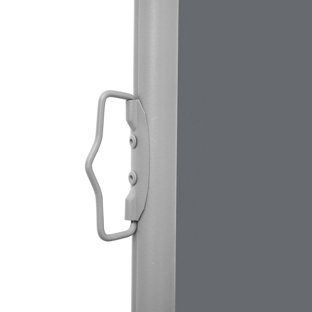 Helloshop26 - Auvent paravent store brise-vue latéral rétractable de patio jardin terrasse balcon protection visuelle écran 100 x 1000 cm anthracite - Imagen 3