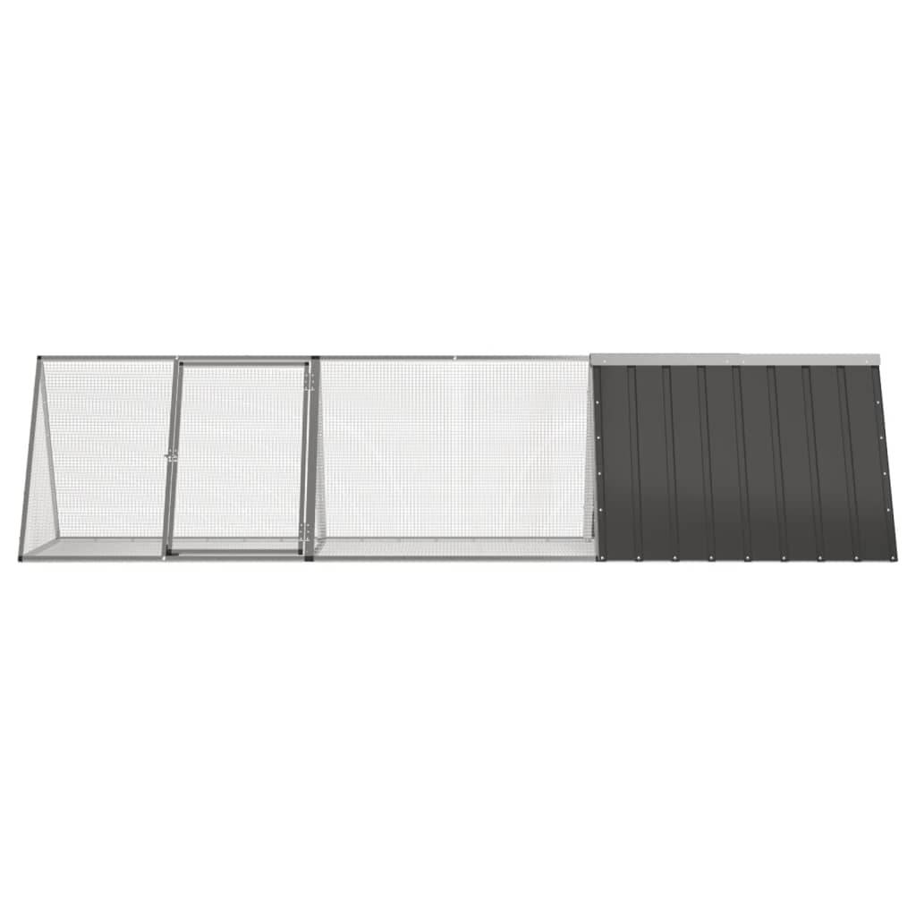 Vidaxl - Cage à lapins Anthracite 302,5 x 80,5 x 71 cm Acier galvanisé vidaXL 3106446 - Image 6