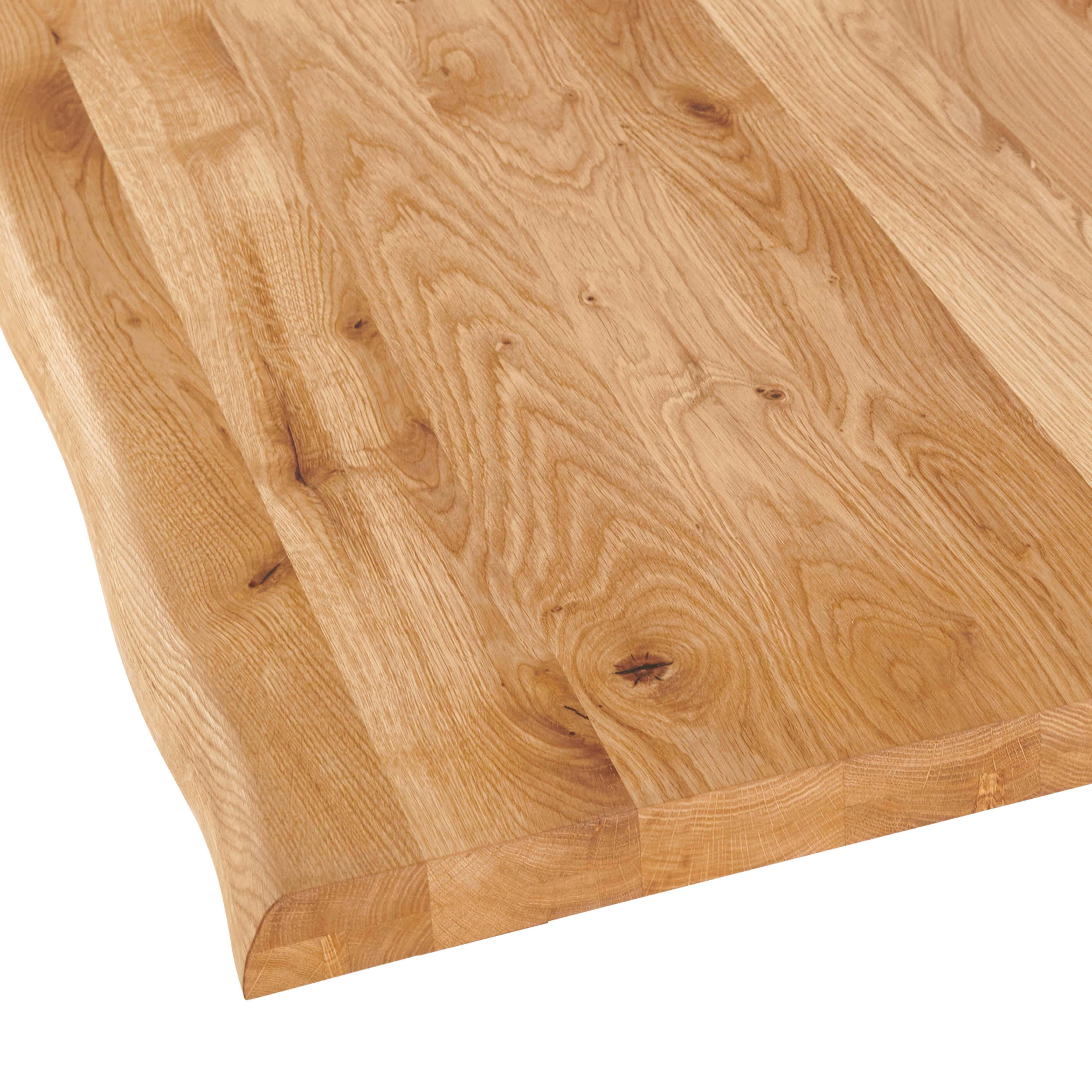 Oviala - Plateau de table avec bords irréguliers (60 x 60 cm) en chêne Inga Inga - Oviala - Imagen 3