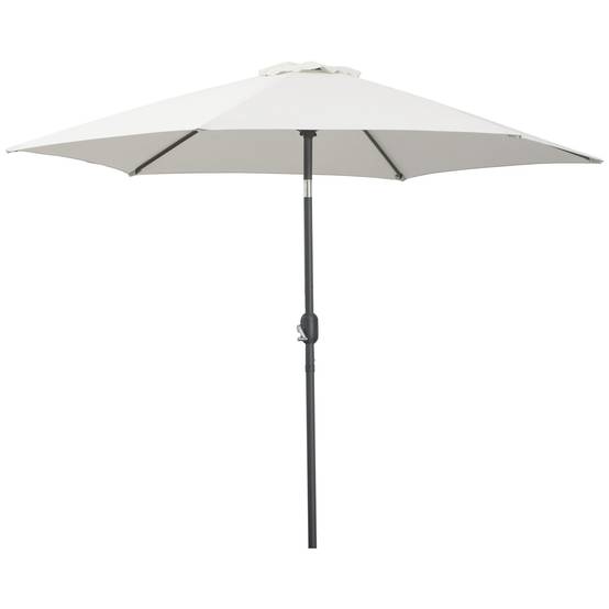 PANGIVO - Parasol inclinable en aluminium et polyester crème 295 x 295 x 260 cm - PANGIVO - Image 1