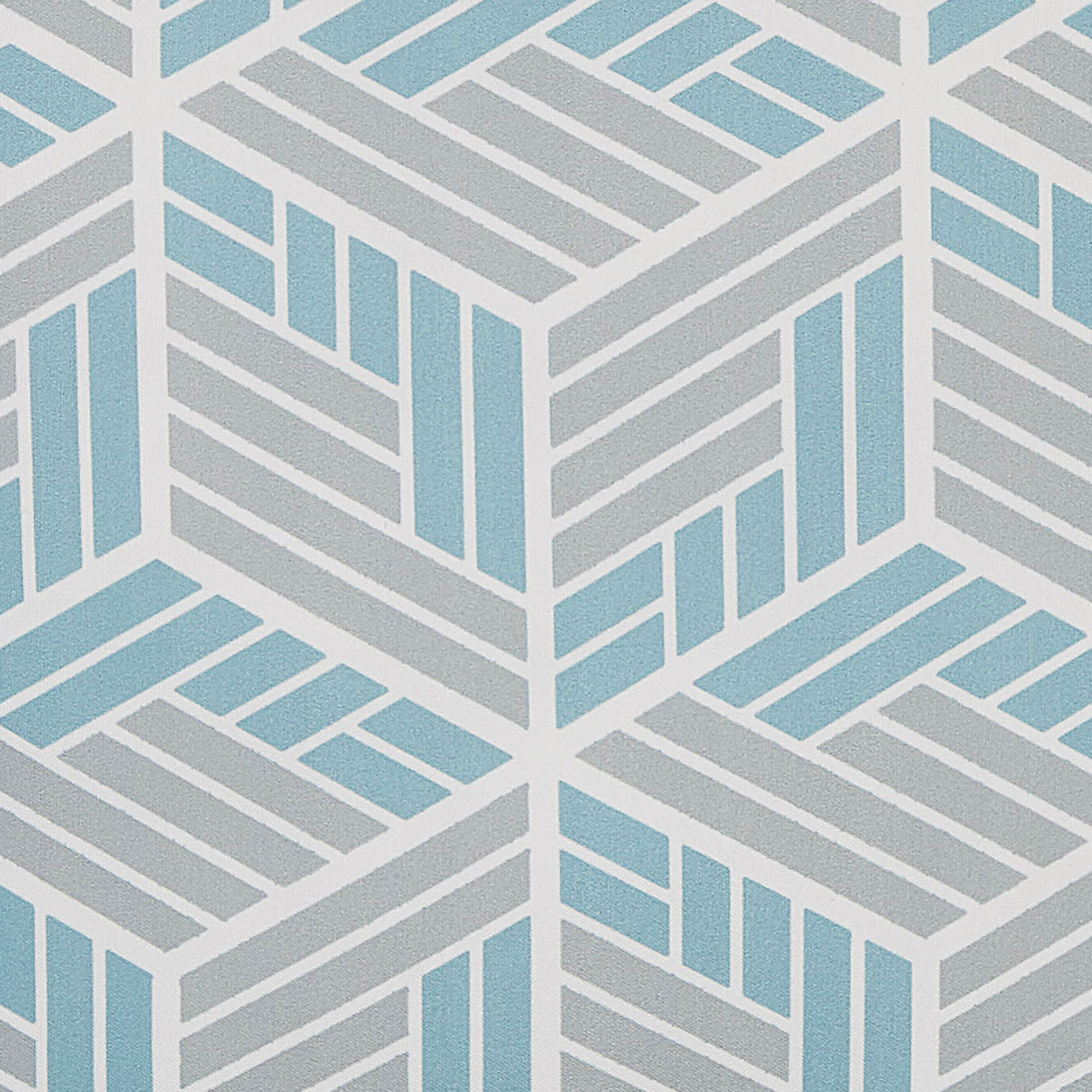 Beliani - Lot de 2 Coussins Décoratifs pour Jardin 45 x 45 cm avec Housse Amovible en Tissu Blanc et Bleu à Motif Effet 3D Beliani - Imagen 7