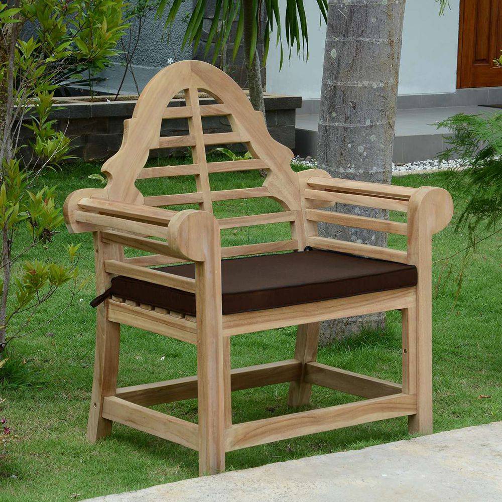 Coussin Chocolat pour fauteuil Marlborough - TECK'Attitude - Imagen 2