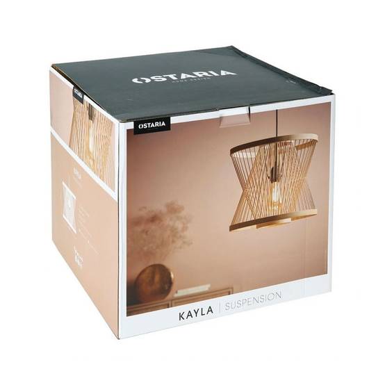 Ostaria - Suspension en bambou Kayla sablier Ostaria - Image 2